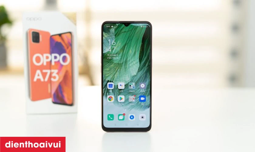 Giới thiệu m&agrave;n h&igrave;nh điện thoại OPPO A73 2020