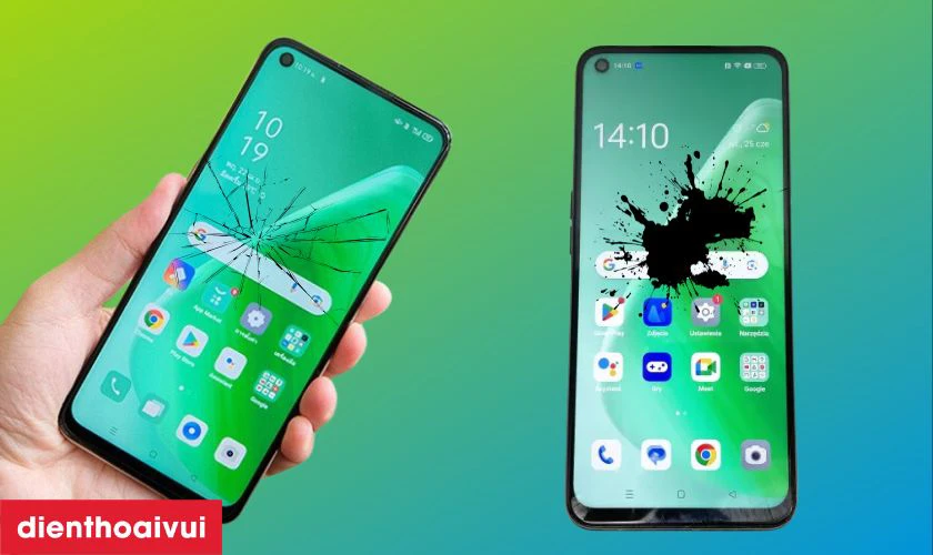 M&agrave;n h&igrave;nh nứt vỡ nặng