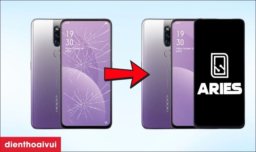 M&agrave;n h&igrave;nh Aries thay cho OPPO F11 Pro c&oacute; tốt kh&ocirc;ng?