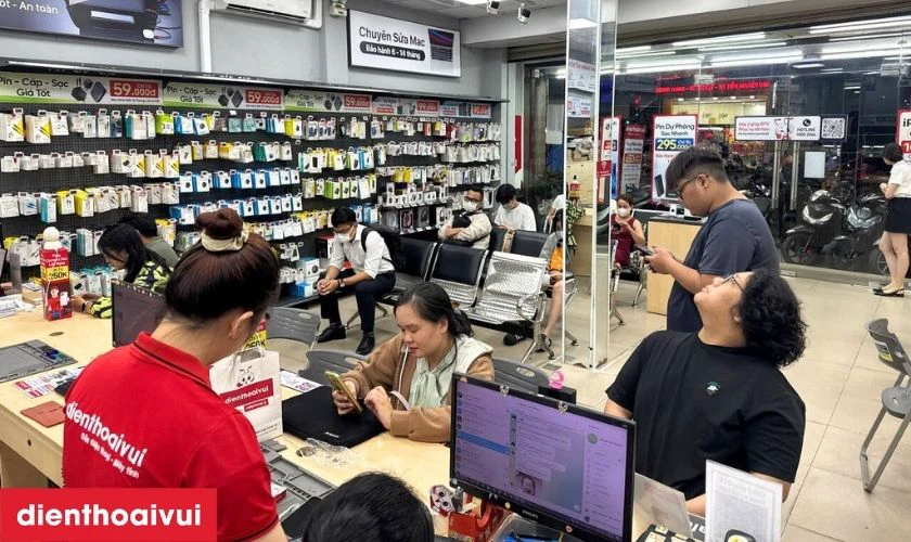 Quy trình thay màn hình OPPO F1s chính hãng Aries tại Điện Thoại Vui