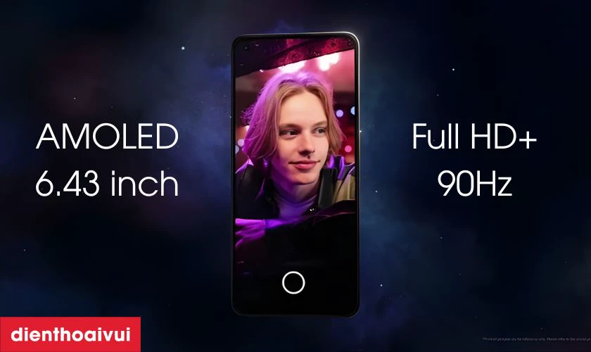 M&agrave;n h&igrave;nh của Oppo F21s Pro l&agrave; điểm nhấn nổi bật với c&ocirc;ng nghệ AMOLED 6.43 inch