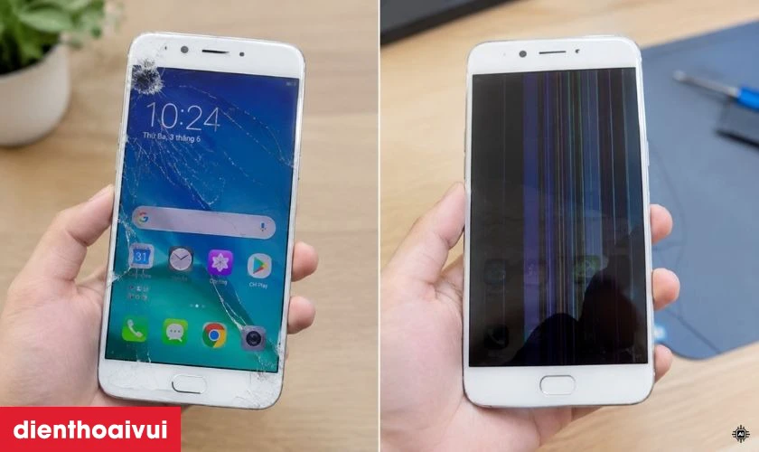 Nên màn hình hay mặt kính Oppo R11?