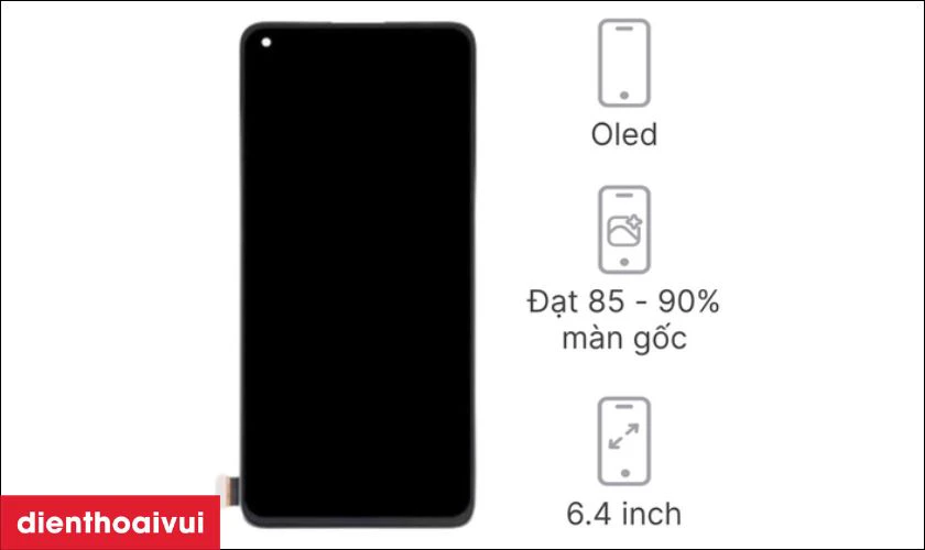 Màn hình chính hãng GENA loại A+ thay cho Realme 8 4G có tốt không?