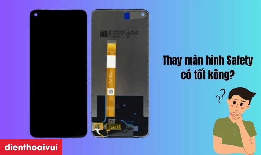 M&agrave;n h&igrave;nh Safety thay cho OPPO Reno 1 c&oacute; tốt kh&ocirc;ng