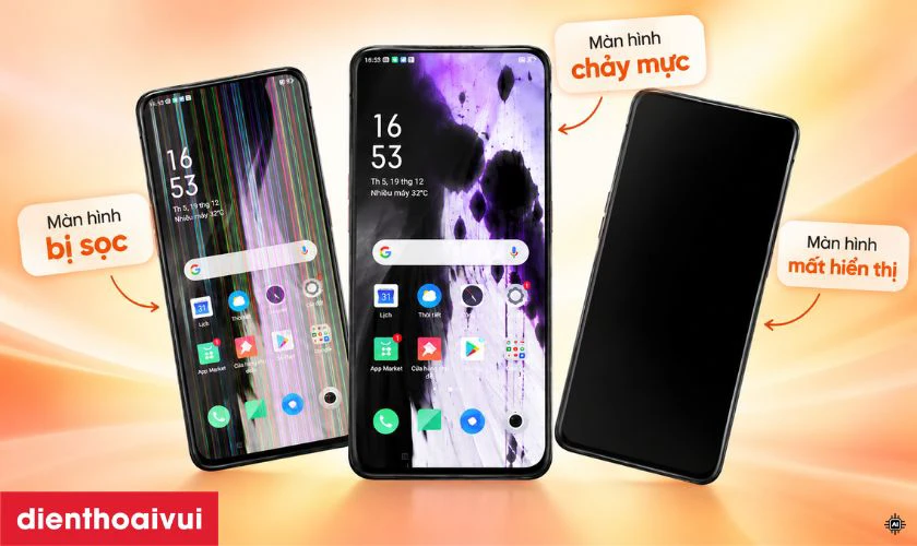 Dấu hiệu nhận biết màn hình Oppo Reno 2 bị hỏng cần