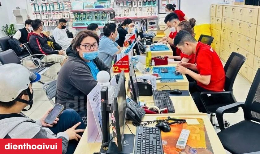 Quy trình màn hình OPPO Reno tại Điện Thoại Vui