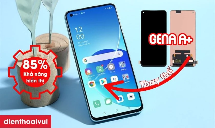 M&agrave;n h&igrave;nh GENA loại A+ thay cho OPPO Reno 7 c&oacute; tốt kh&ocirc;ng?