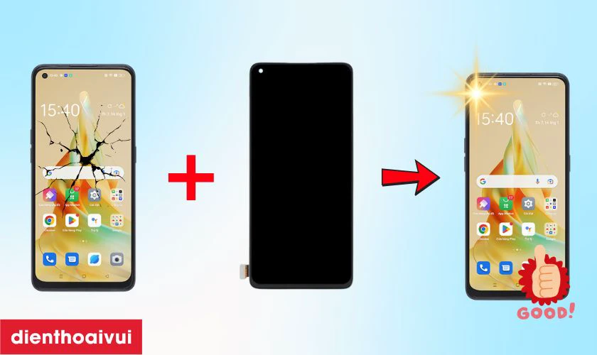 C&oacute; n&ecirc;n thay m&agrave;n h&igrave;nh OPPO Reno 8 Pro 5G kh&ocirc;ng?