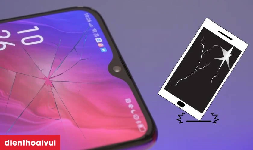 Nguy&ecirc;n nh&acirc;n hư hỏng m&agrave;n h&igrave;nh OPPO Reno Z