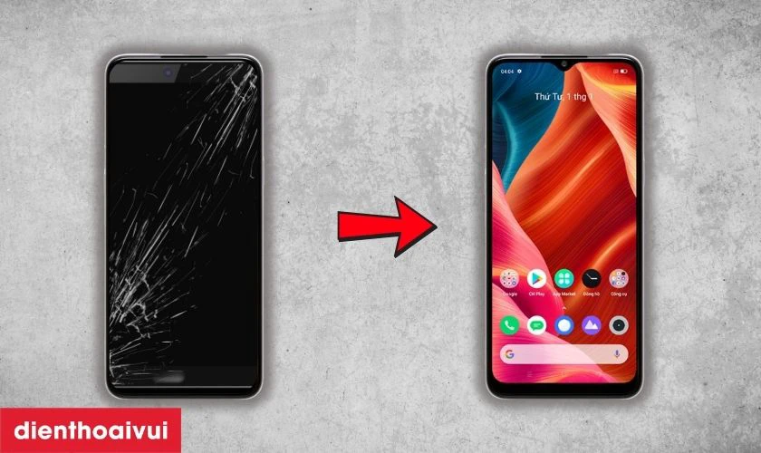 Có nên thay màn hình Realme 6i không?