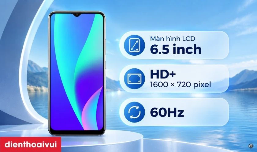 Giới thiệu m&agrave;n h&igrave;nh Realme C15