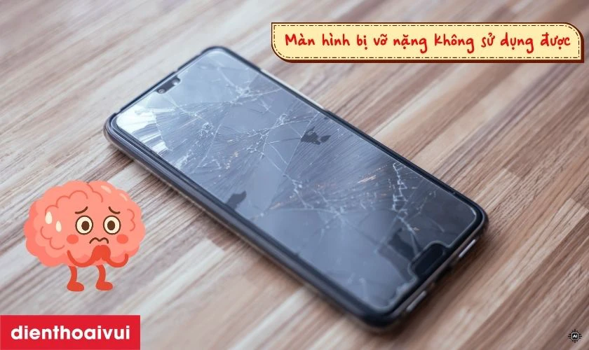 Trường hợp cần thay mặt k&iacute;nh v&agrave; thay m&agrave;n h&igrave;nh Realme C15