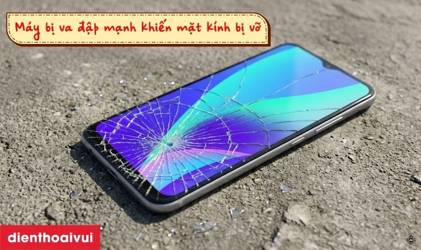M&agrave;n h&igrave;nh Realme C15 bị hỏng do đ&acirc;u?