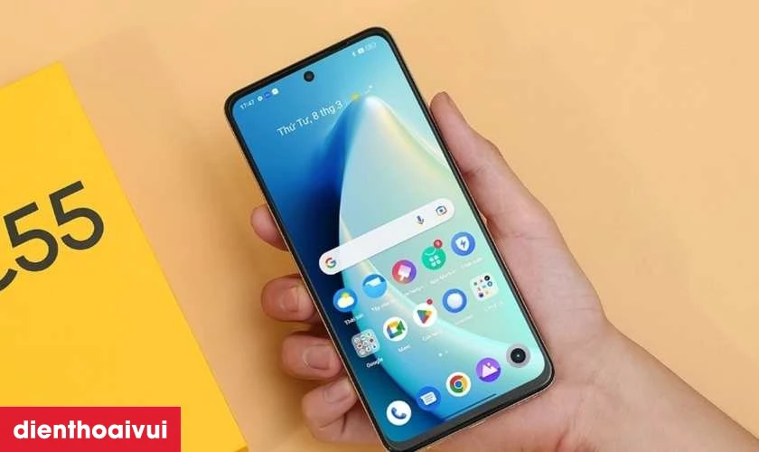Giới thiệu dịch vụ thay m&agrave;n h&igrave;nh Realme C55