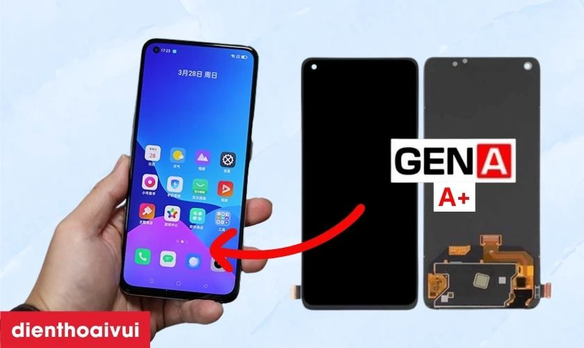 M&agrave;n h&igrave;nh Realme Neo 5G ch&iacute;nh h&atilde;ng GENA loại A+ l&agrave; g&igrave;?