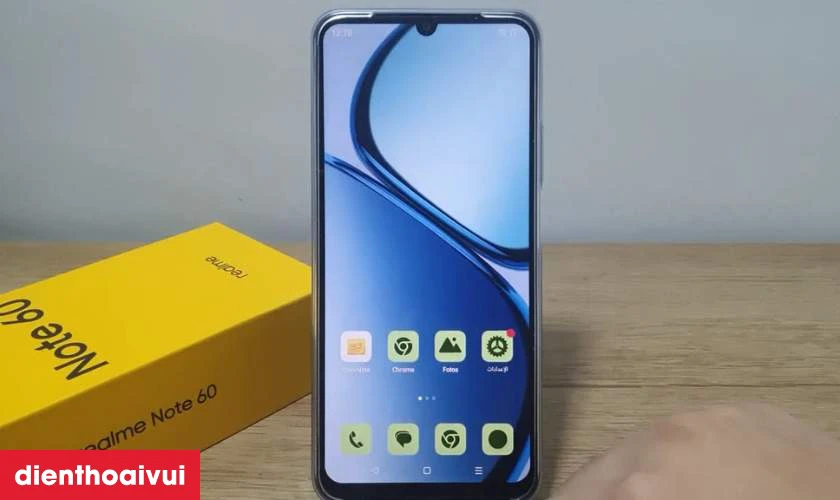 Giới thiệu màn hình Realme Note 60
