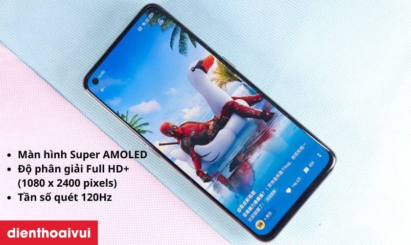 Giới thiệu m&agrave;n h&igrave;nh Realme Q3 Pro