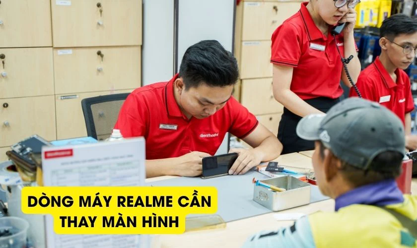 Yếu tố ảnh hưởng đến giá thay màn hình Realme Quận 1