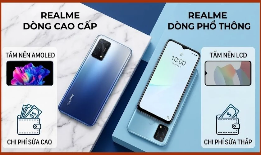 Yếu tố ảnh hưởng đến giá thay màn hình Realme quận 4