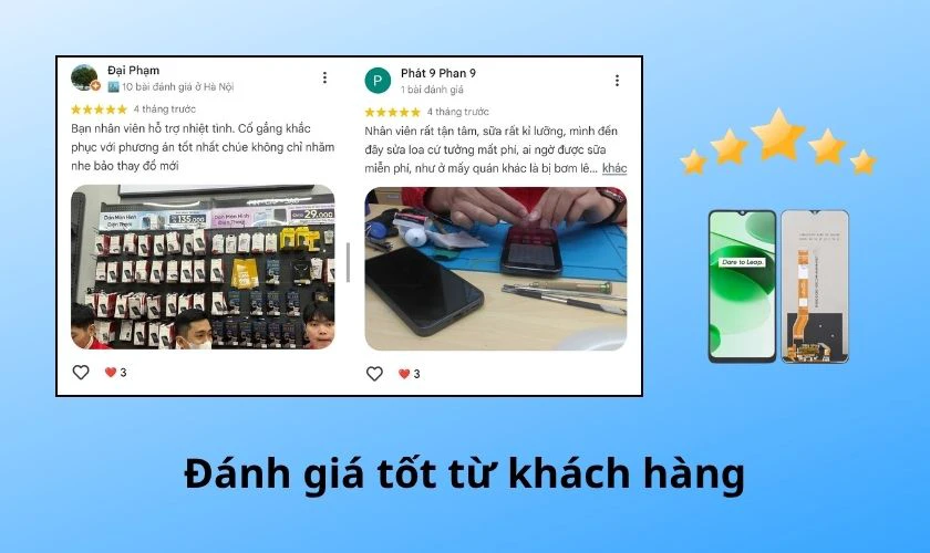 Tiêu chí lựa chọn địa chỉ thay màn hình Realme quận Thủ Đức