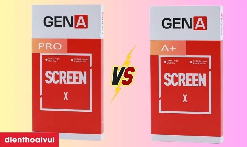 Màn GENA Samsung A54 loại Pro với loại A+ có gì khác nhau