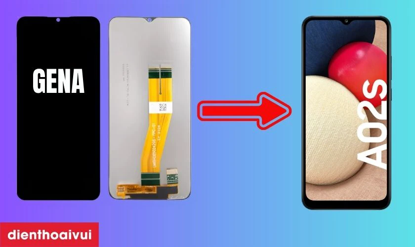 M&agrave;n h&igrave;nh Samsung Galaxy A02S ch&iacute;nh h&atilde;ng GENA loại Pro l&agrave; g&igrave;?