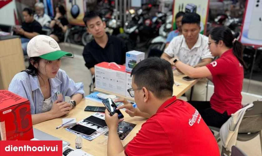 Dịch vụ thay màn hình Samsung Galaxy A03s loại A+ lấy liền tại Điện Thoại Vui
