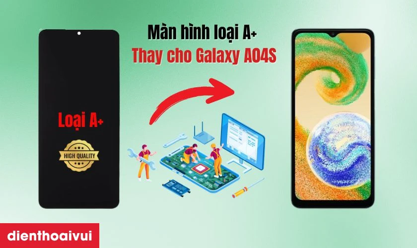 Quy tr&igrave;nh thay m&agrave;n h&igrave;nh Samsung