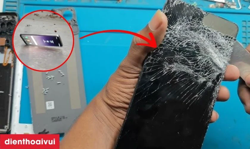 Nguy&ecirc;n nh&acirc;n hư hỏng m&agrave;n h&igrave;nh Samsung Galaxy A05
