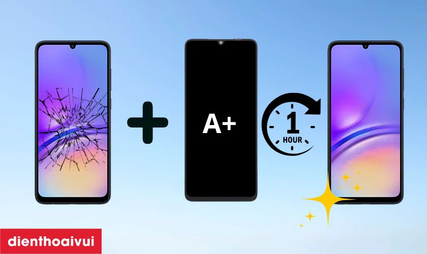 C&oacute; n&ecirc;n thay m&agrave;n h&igrave;nh Samsung A05 loại A+ kh&ocirc;ng?