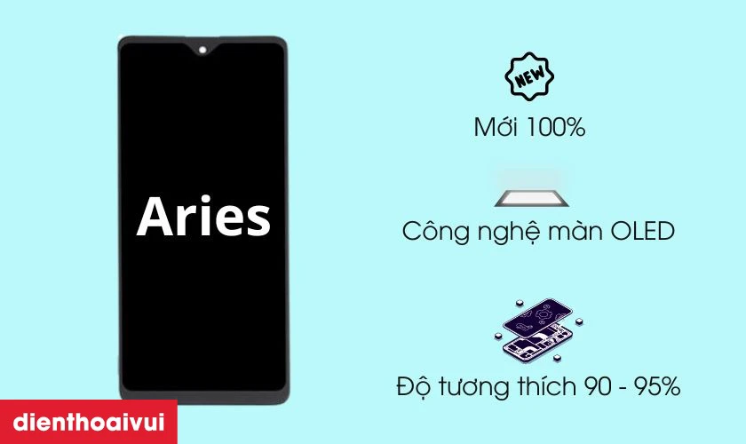 M&agrave;n h&igrave;nh Aries thay thế cho điện thoại Samsung A15 gi&aacute; tốt