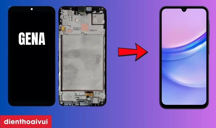 M&agrave;n h&igrave;nh Samsung Galaxy A15 ch&iacute;nh h&atilde;ng GENA loại A+ l&agrave; g&igrave;?