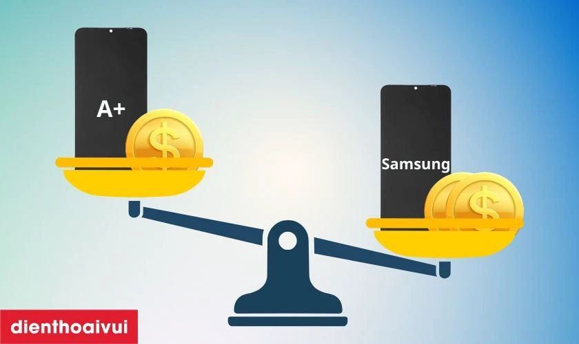 M&agrave;n h&igrave;nh loại A+ thay cho Galaxy A22 c&oacute; tốt kh&ocirc;ng?