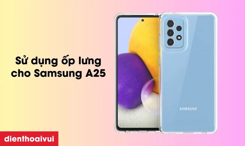 Sử dụng ốp lưng để giảm lực t&aacute;c động khi rơi rớt cho điện thoại