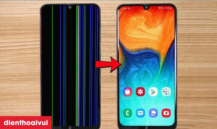 Thay m&agrave;n h&igrave;nh ch&iacute;nh h&atilde;ng GENA loại A+ kh&ocirc;i phục hiệu suất cho Samsung A30