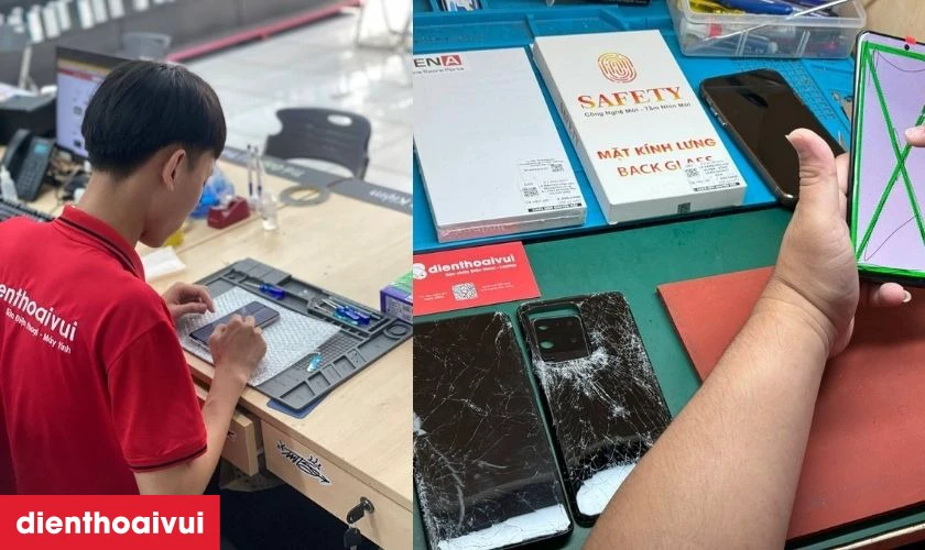 Quy tr&igrave;nh thay m&agrave;n h&igrave;nh chuy&ecirc;n nghiệp v&agrave; nhanh ch&oacute;ng