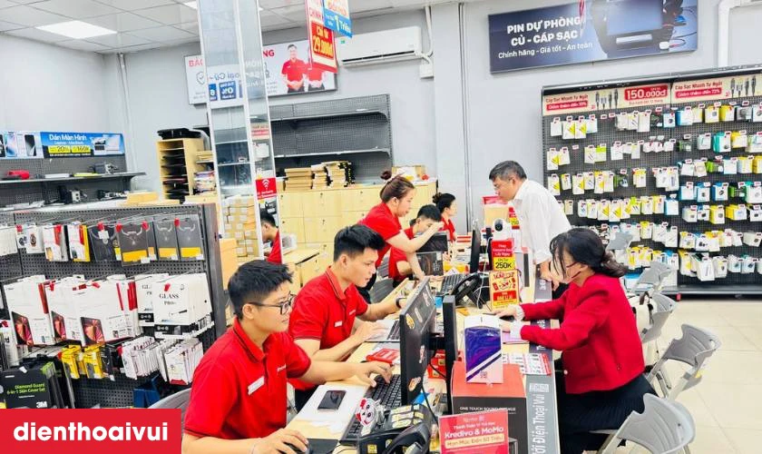 Dịch vụ thay m&agrave;n h&igrave;nh Samsung Galaxy A32 4G loại A+ lấy liền tại Điện Thoại Vui