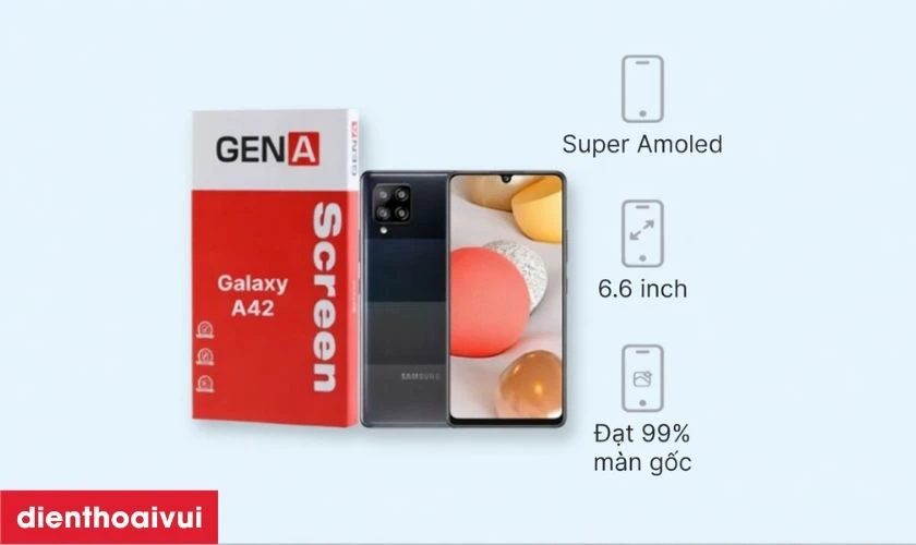 M&agrave;n h&igrave;nh Samsung Galaxy A42 (5G) chính hãng GENA loại Pro l&agrave; g&igrave;?