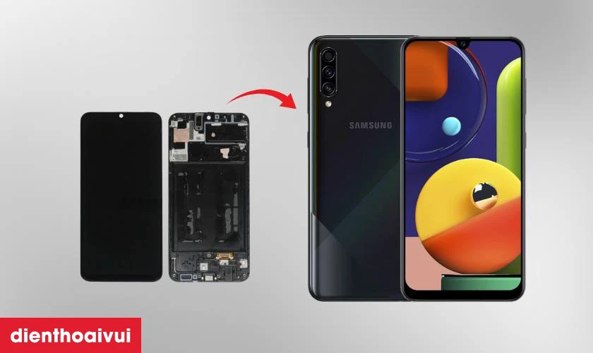 C&oacute; n&ecirc;n thay m&agrave;n h&igrave;nh Samsung Galaxy A50S nguy&ecirc;n khung ch&iacute;nh h&atilde;ng GENA loại A+ kh&ocirc;ng