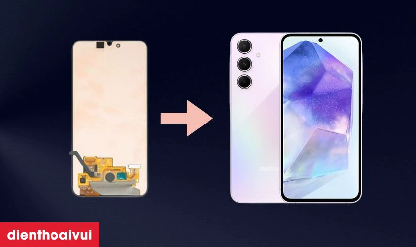 M&agrave;n h&igrave;nh loại A+ thay cho Samsung Galaxy A55 c&oacute; tốt kh&ocirc;ng