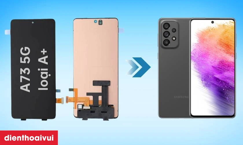 M&agrave;n h&igrave;nh Samsung Galaxy A73 5G loại A+ l&agrave; g&igrave;