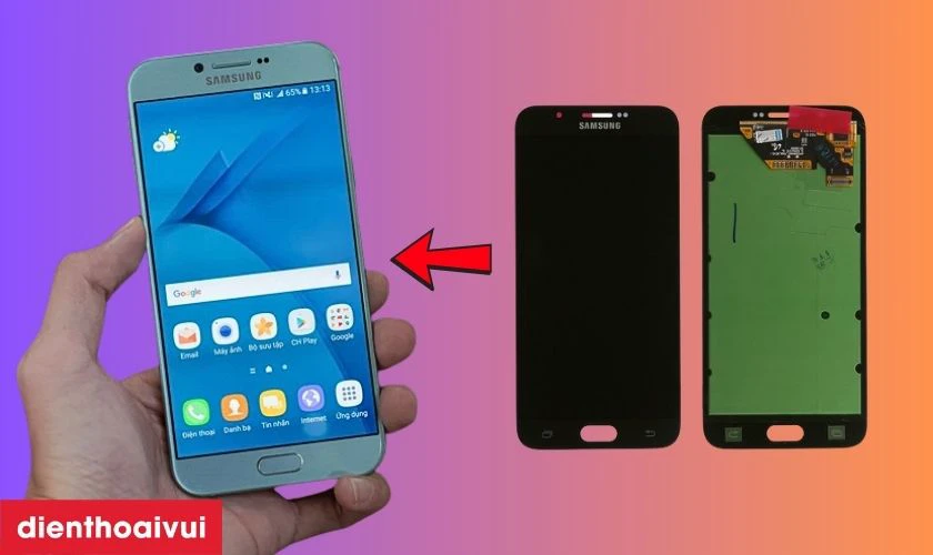 M&agrave;n h&igrave;nh loại A+ thay cho Samsung Galaxy A8 2016 c&oacute; tốt kh&ocirc;ng?