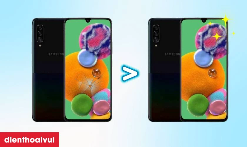 M&agrave;n h&igrave;nh loại A+ thay cho Samsung Galaxy A91 c&oacute; tốt kh&ocirc;ng