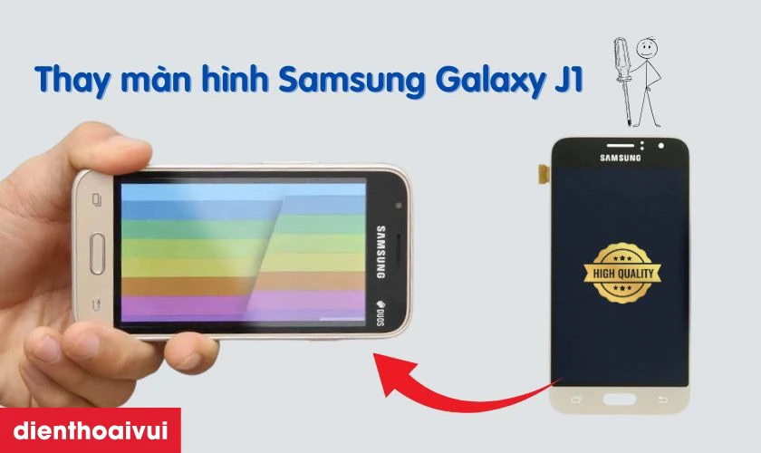 Các dấu hiệu nhận biết bạn cần thay màn hình Samsung Galaxy J1 2016 mới