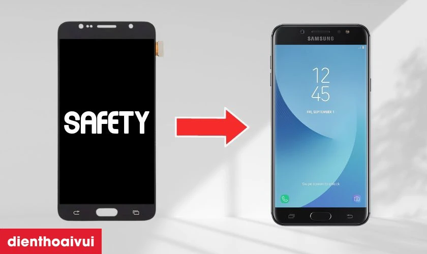 C&oacute; n&ecirc;n thay m&agrave;n h&igrave;nh Samsung Galaxy J7 Plus h&atilde;ng Safety kh&ocirc;ng