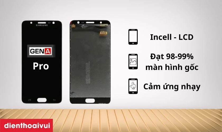 M&agrave;n h&igrave;nh GENA loại Pro thay cho Samsung Galaxy J7 Prime c&oacute; tốt kh&ocirc;ng?