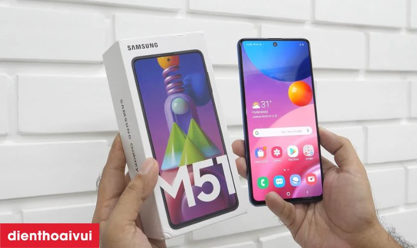 Dịch vụ thay m&agrave;n h&igrave;nh Samsung Galaxy M51 ch&iacute;nh h&atilde;ng GENA loại A+