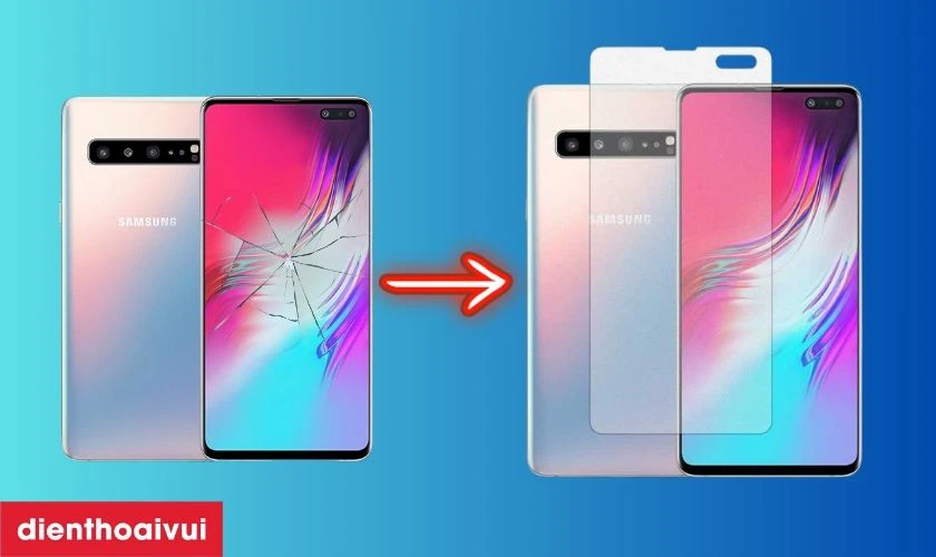 Cần lưu &yacute; g&igrave; khi thay m&agrave;n h&igrave;nh Samsung Galaxy S10 5G?