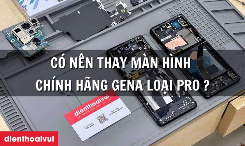 Có nên thay màn hình Samsung Galaxy S20 rời chính hãng GENA loại Pro không