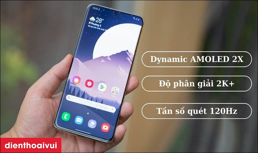 Giới thiệu m&agrave;n h&igrave;nh điện thoại Samsung S20 Ultra